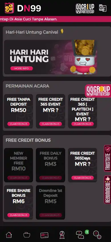 DN99 Casino screenshot 3