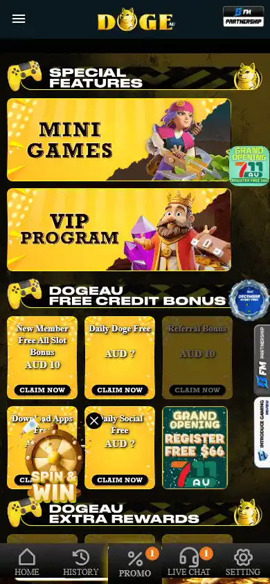 DogeAU Casino screenshot 4