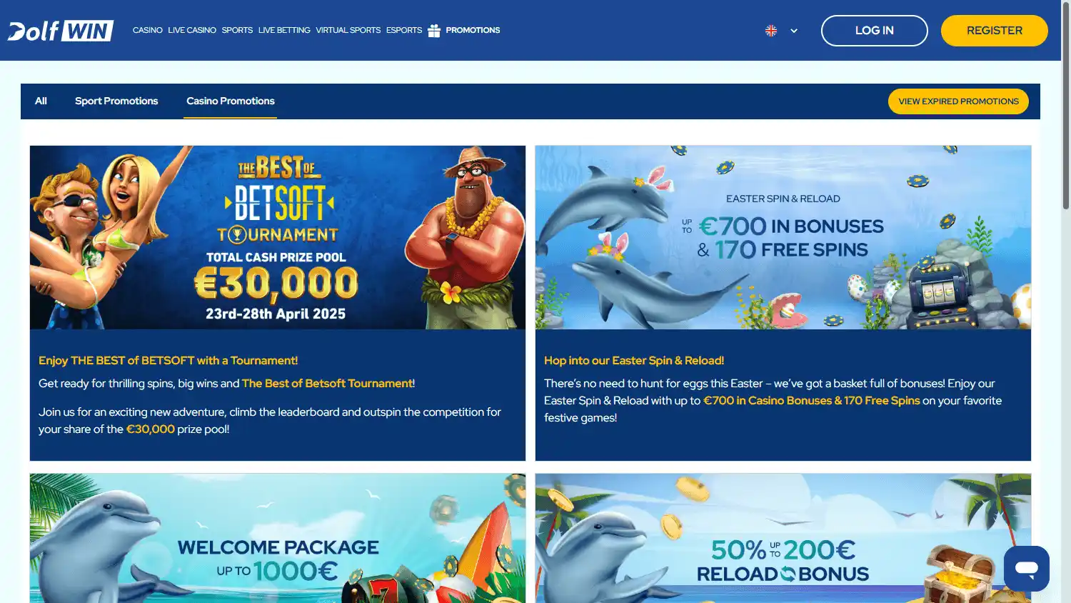 Dolfwin Casino screenshot 3