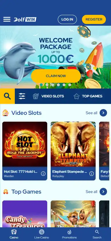 Dolfwin Casino screenshot 5