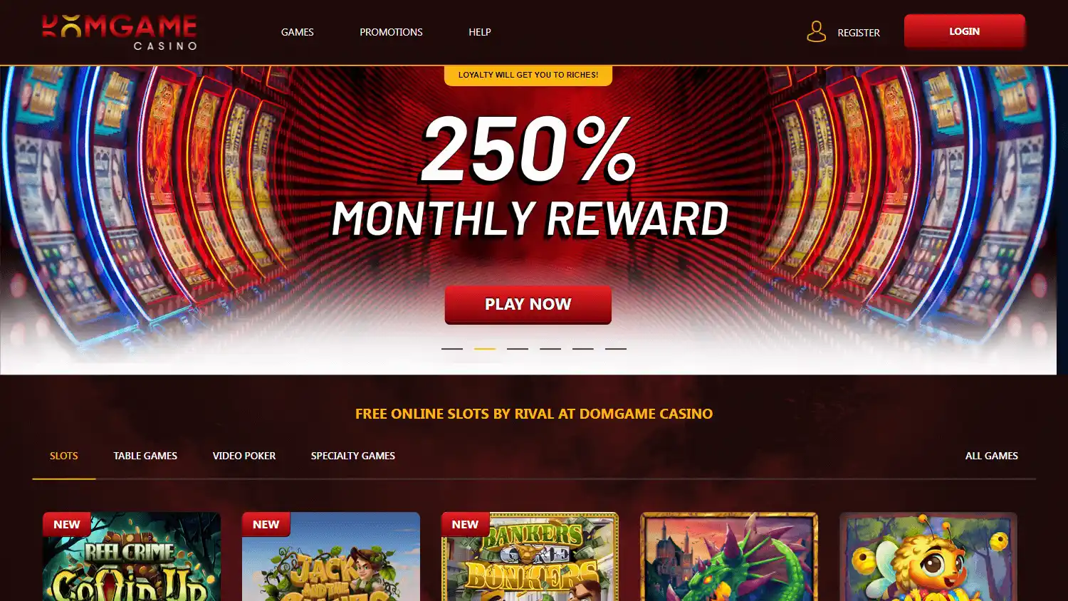 DomGame Casino screenshot 1