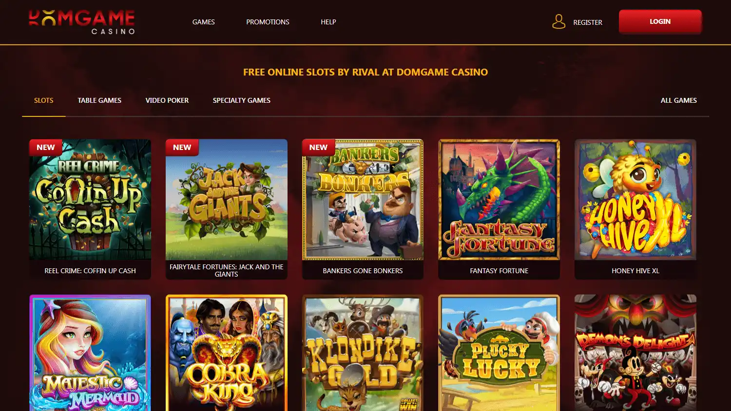 DomGame Casino screenshot 2