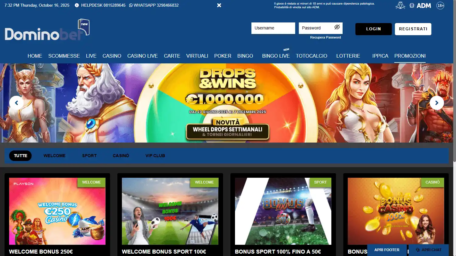 DominoBetNew Casino screenshot 3