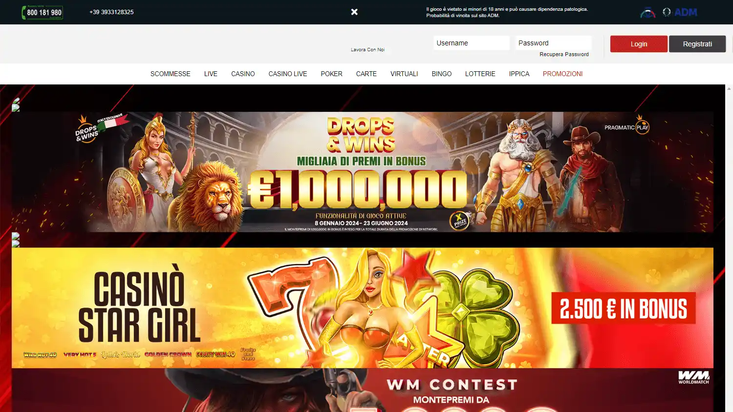 DomusBet Casino screenshot 1