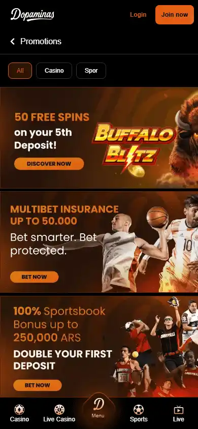 Dopaminas Casino screenshot 4