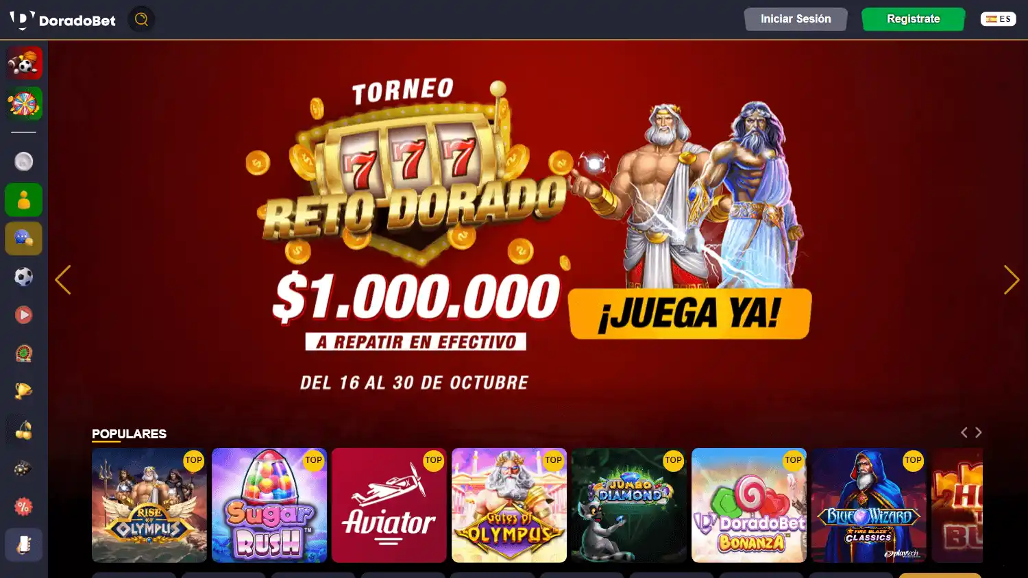 DoradoBet Casino screenshot 1