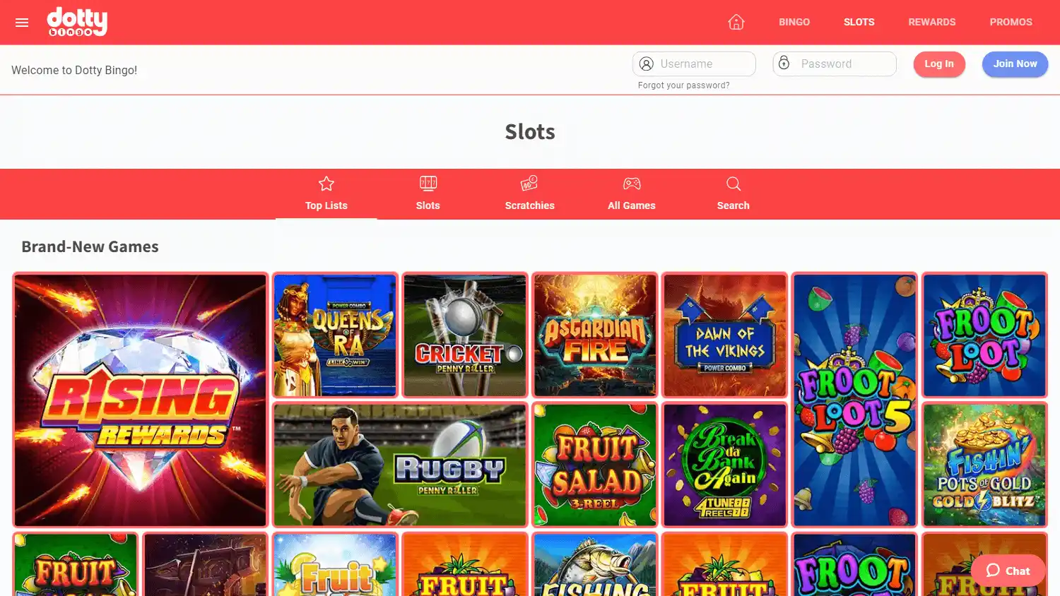 Dotty Bingo Casino screenshot 2