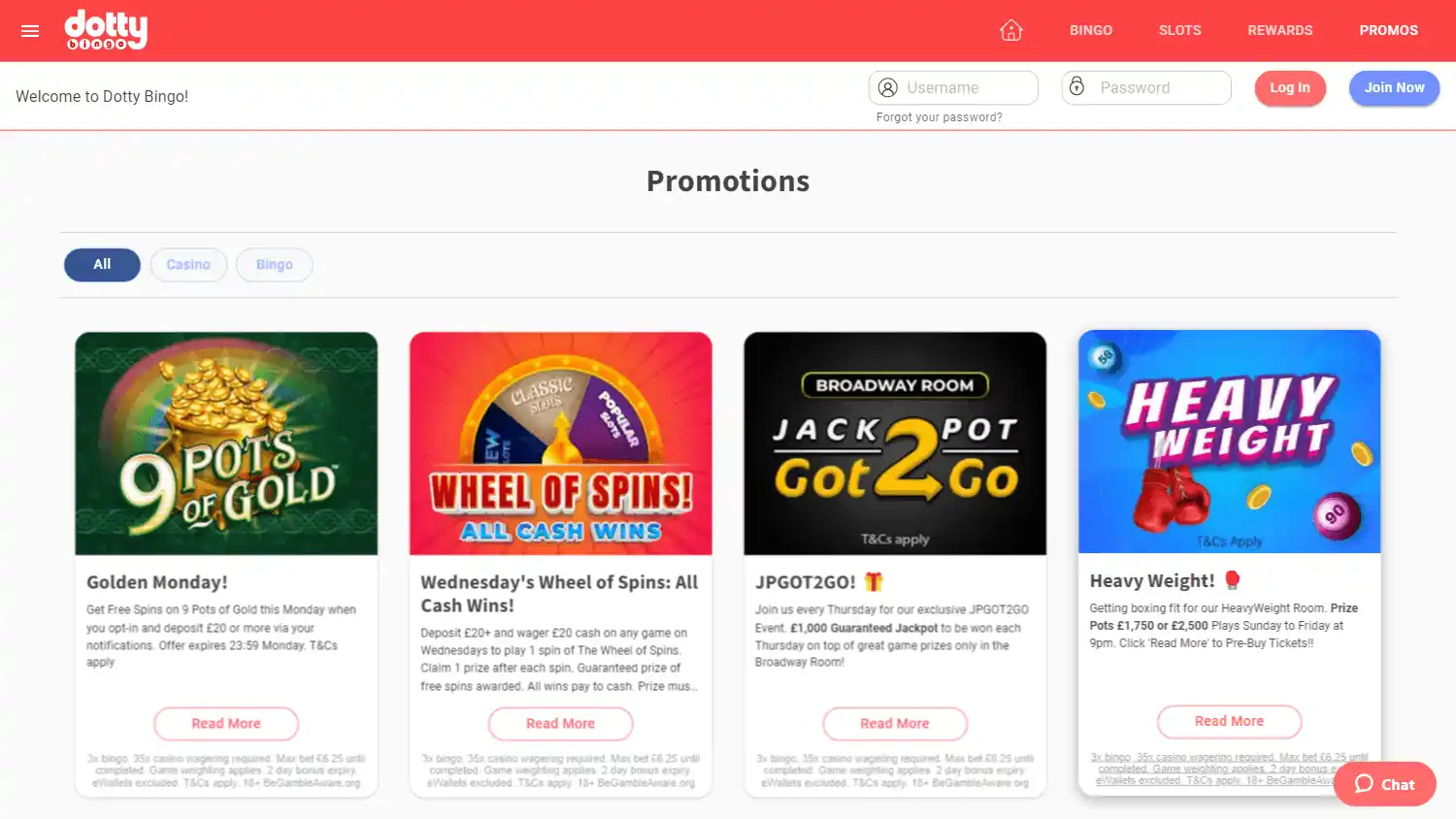 Dotty Bingo Casino screenshot 3