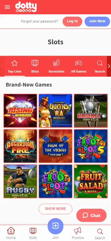 Dotty Bingo Casino screenshot 5