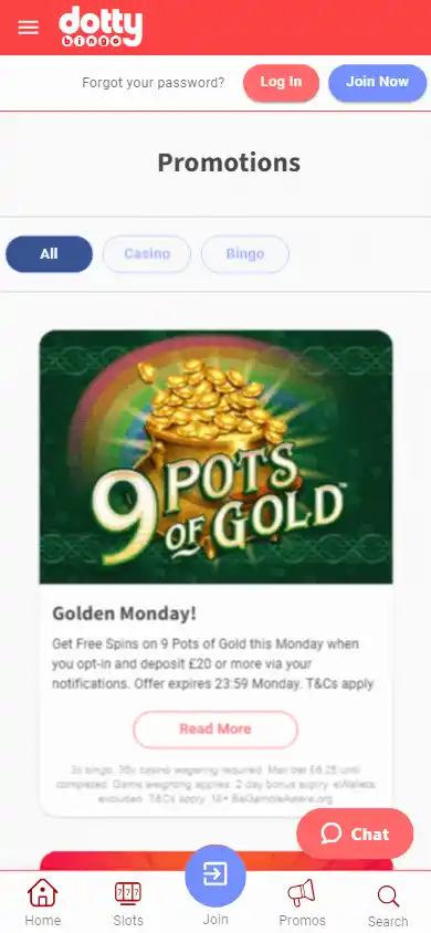 Dotty Bingo Casino screenshot 6