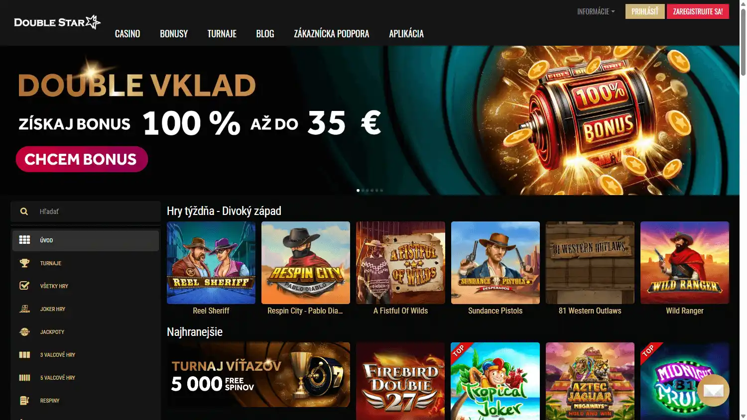 Double Star Casino screenshot 1