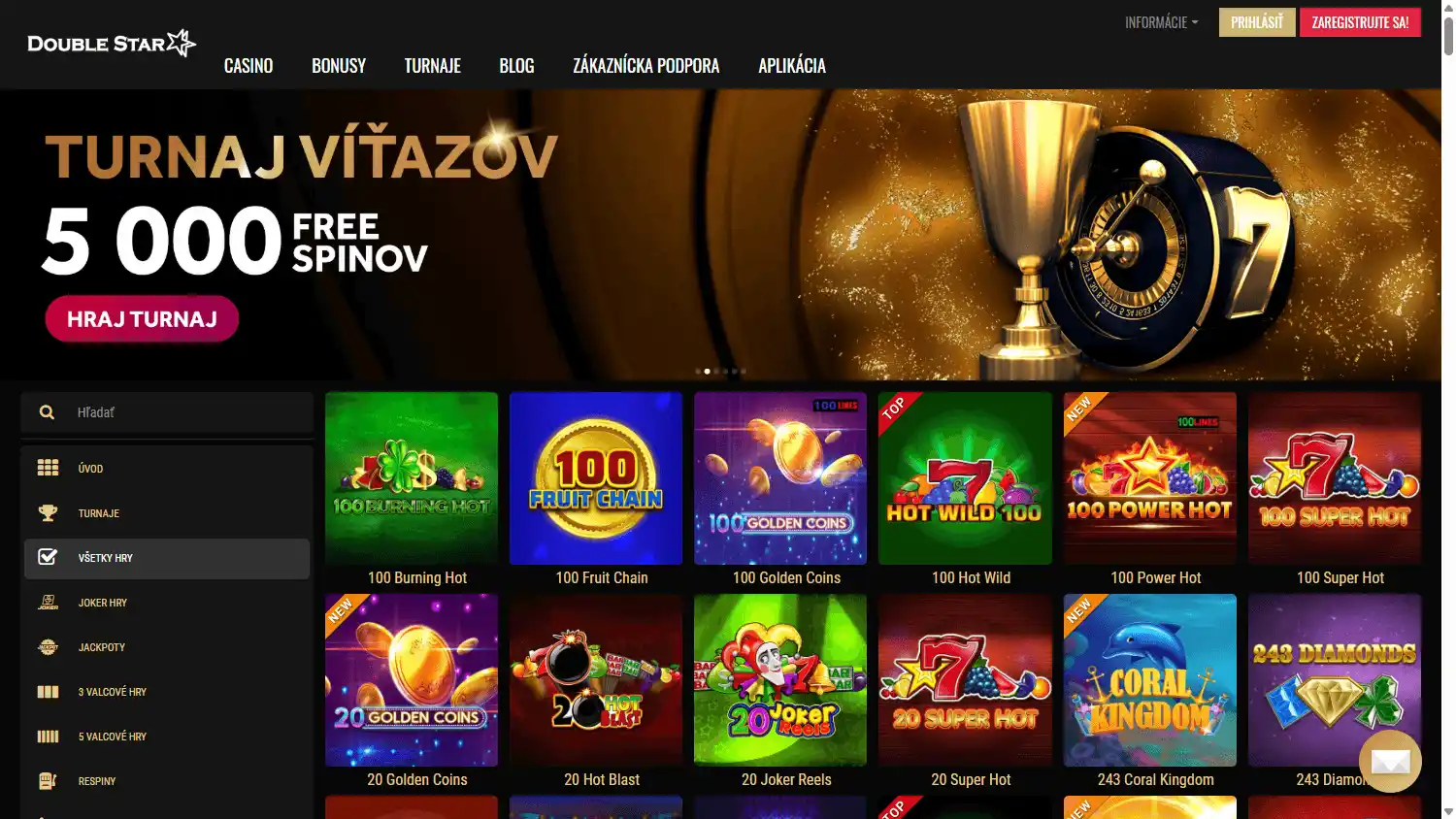 Double Star Casino screenshot 2