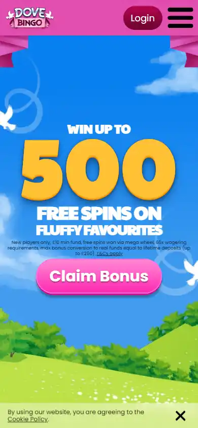 Dove Bingo Casino IE screenshot 5