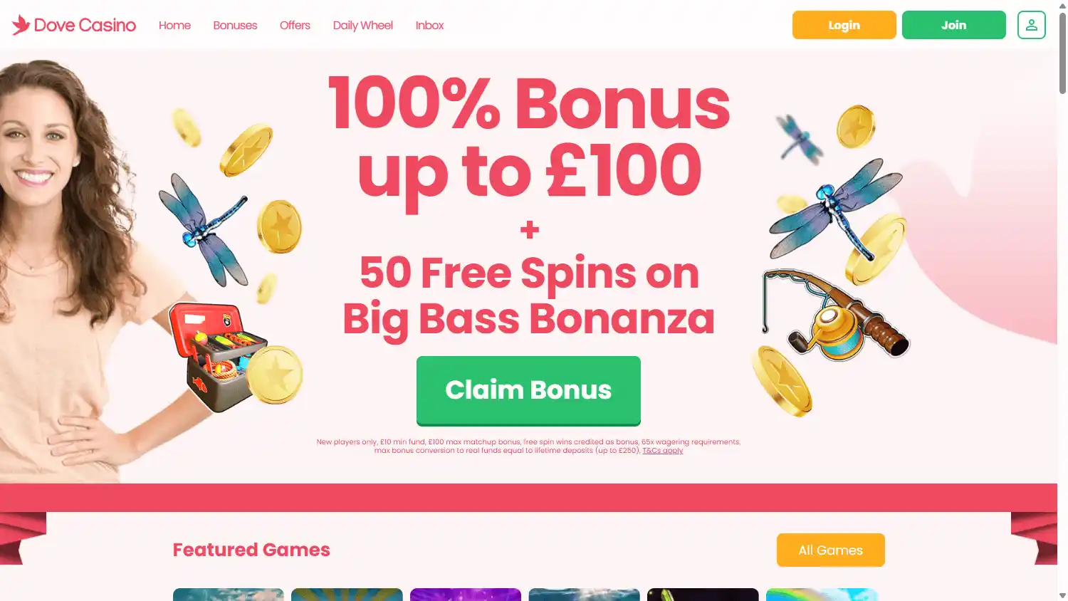 Dove Casino screenshot 1