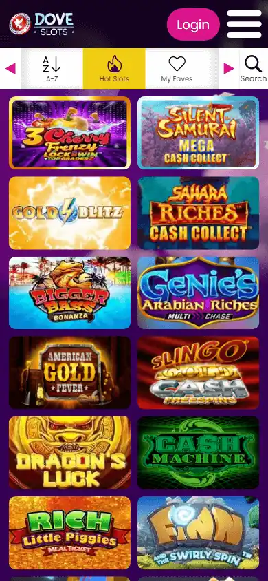 Dove Slots Casino IE screenshot 6