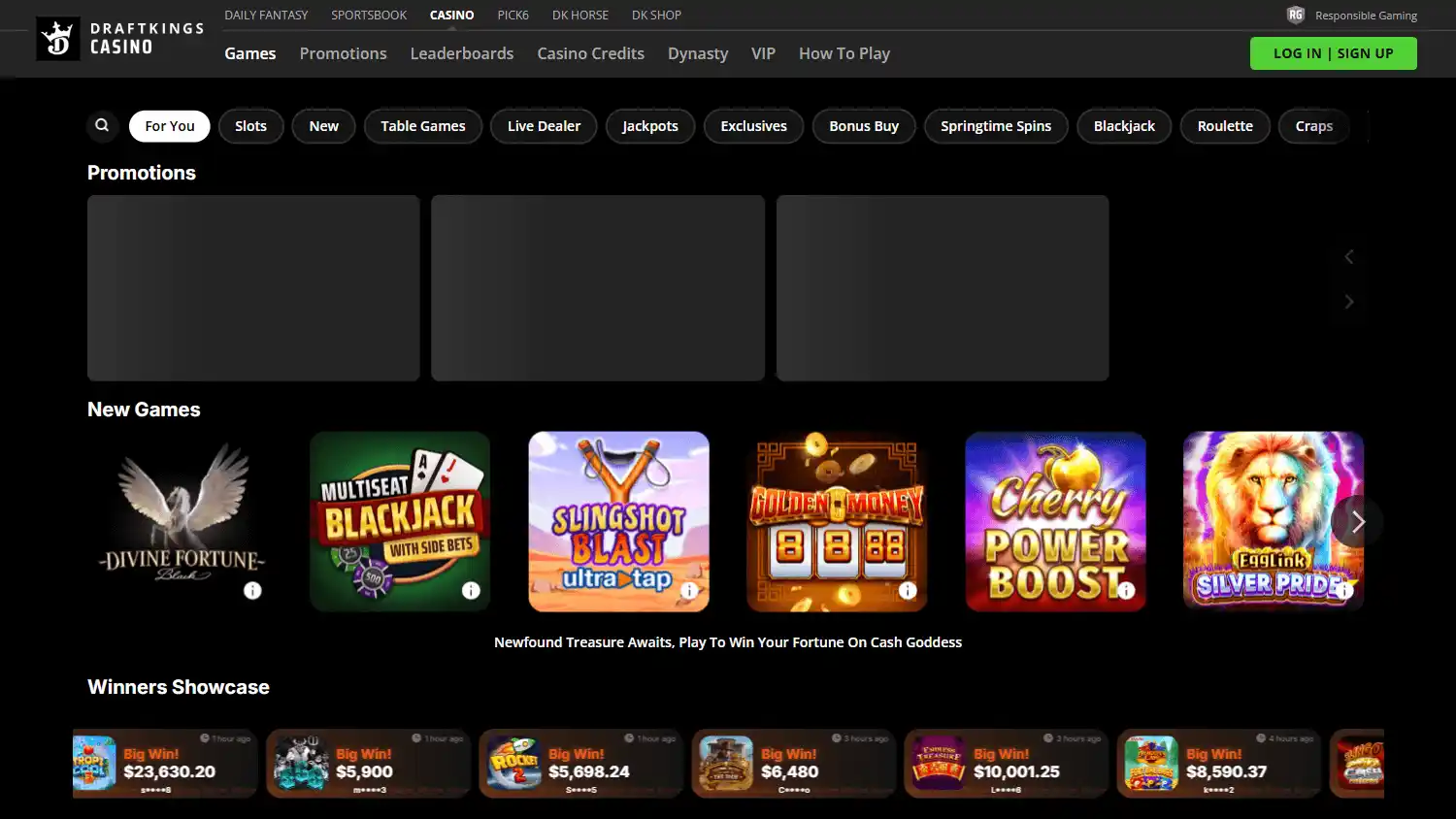 DraftKings Casino screenshot 1