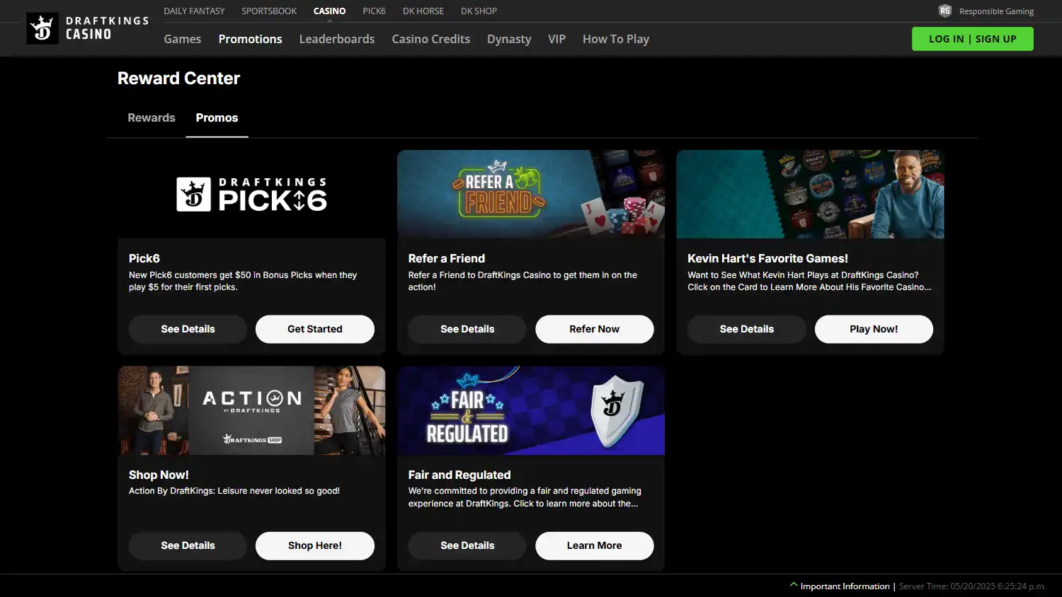 DraftKings Casino screenshot 2