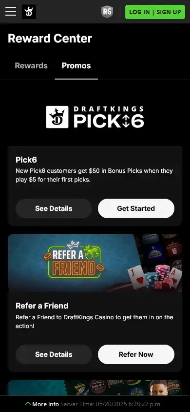 DraftKings Casino screenshot 3