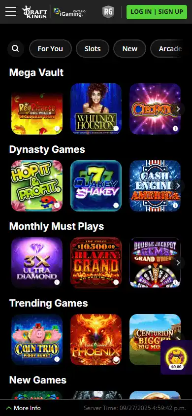 DraftKings Casino screenshot 5