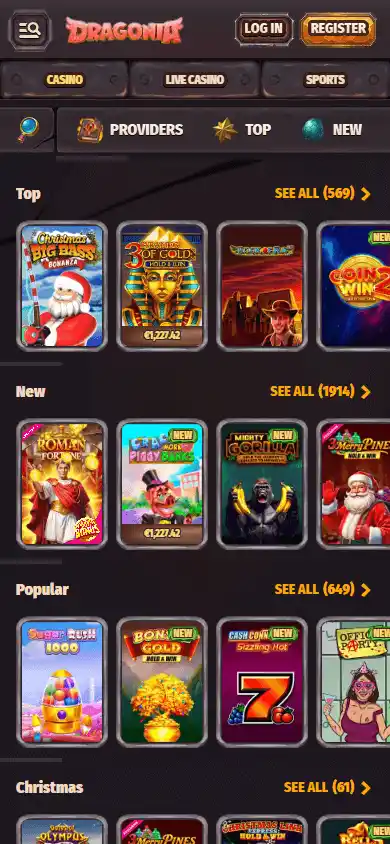 Dragonia Casino screenshot 5