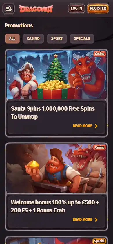 Dragonia Casino screenshot 6