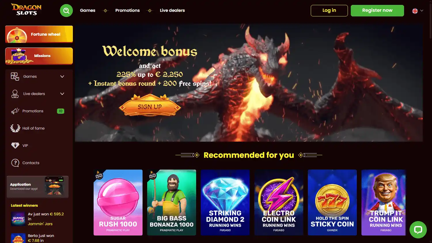 DragonSlots Casino screenshot 1