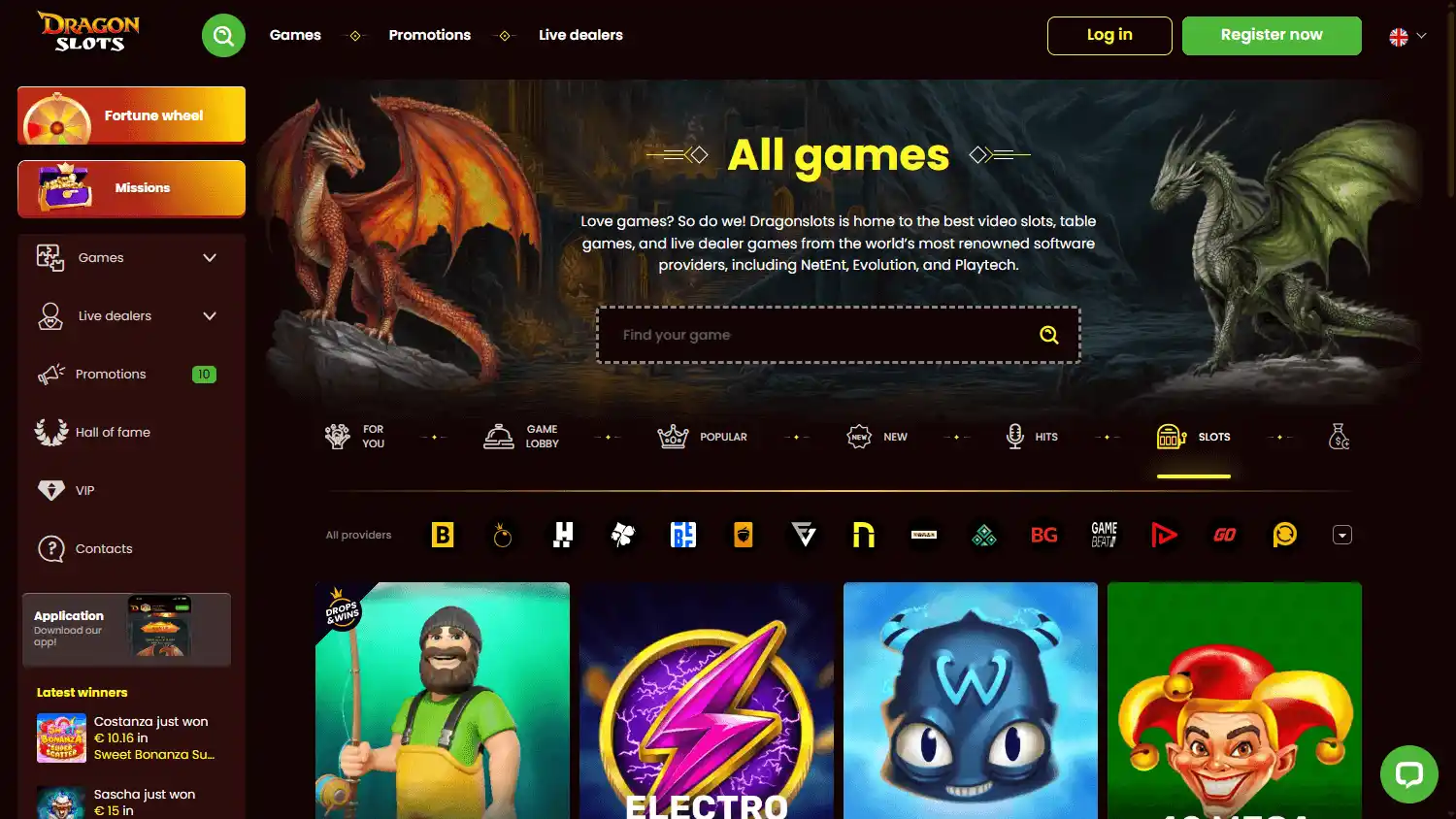 DragonSlots Casino screenshot 2