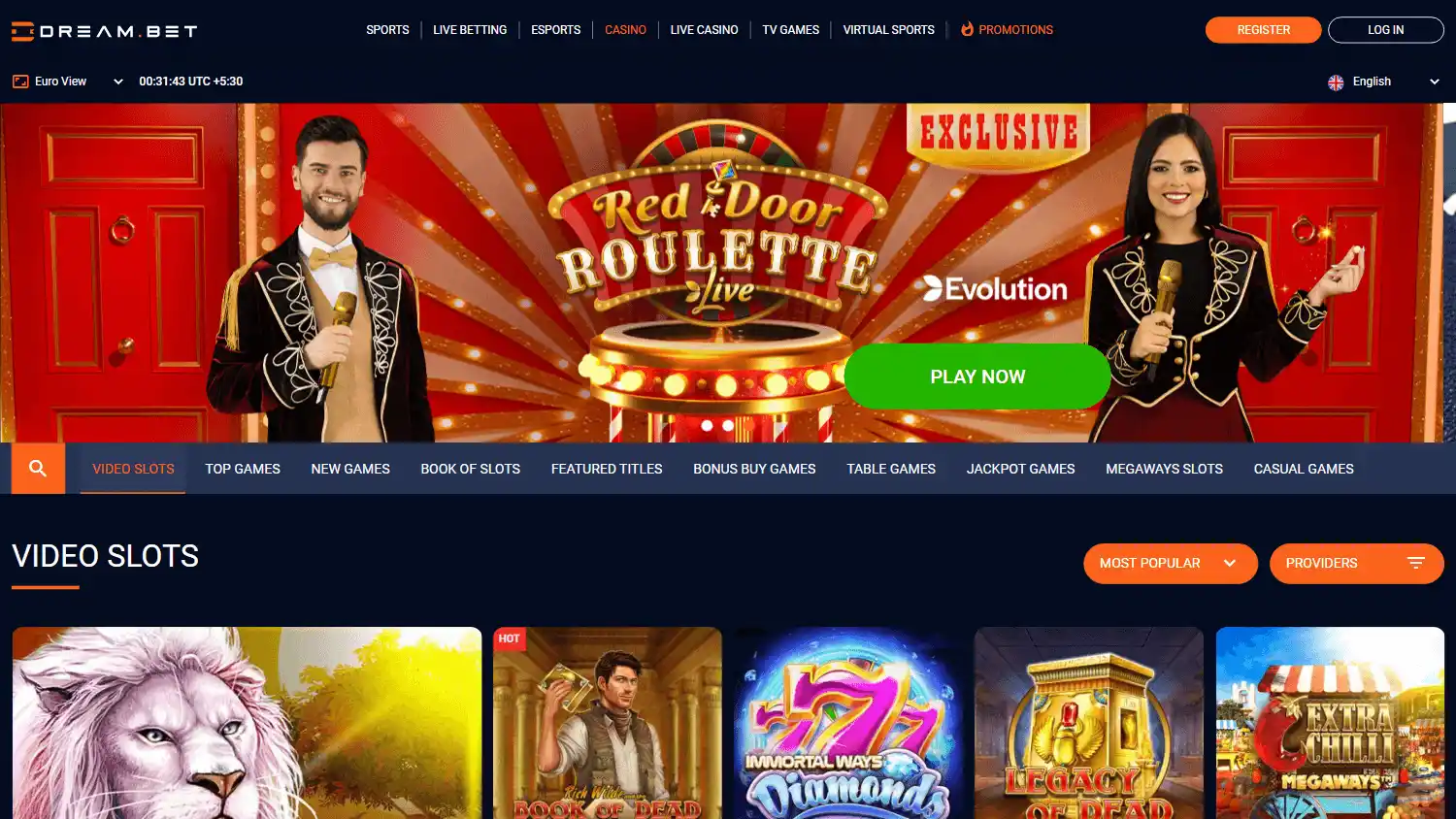 Dream.Bet Casino screenshot 1