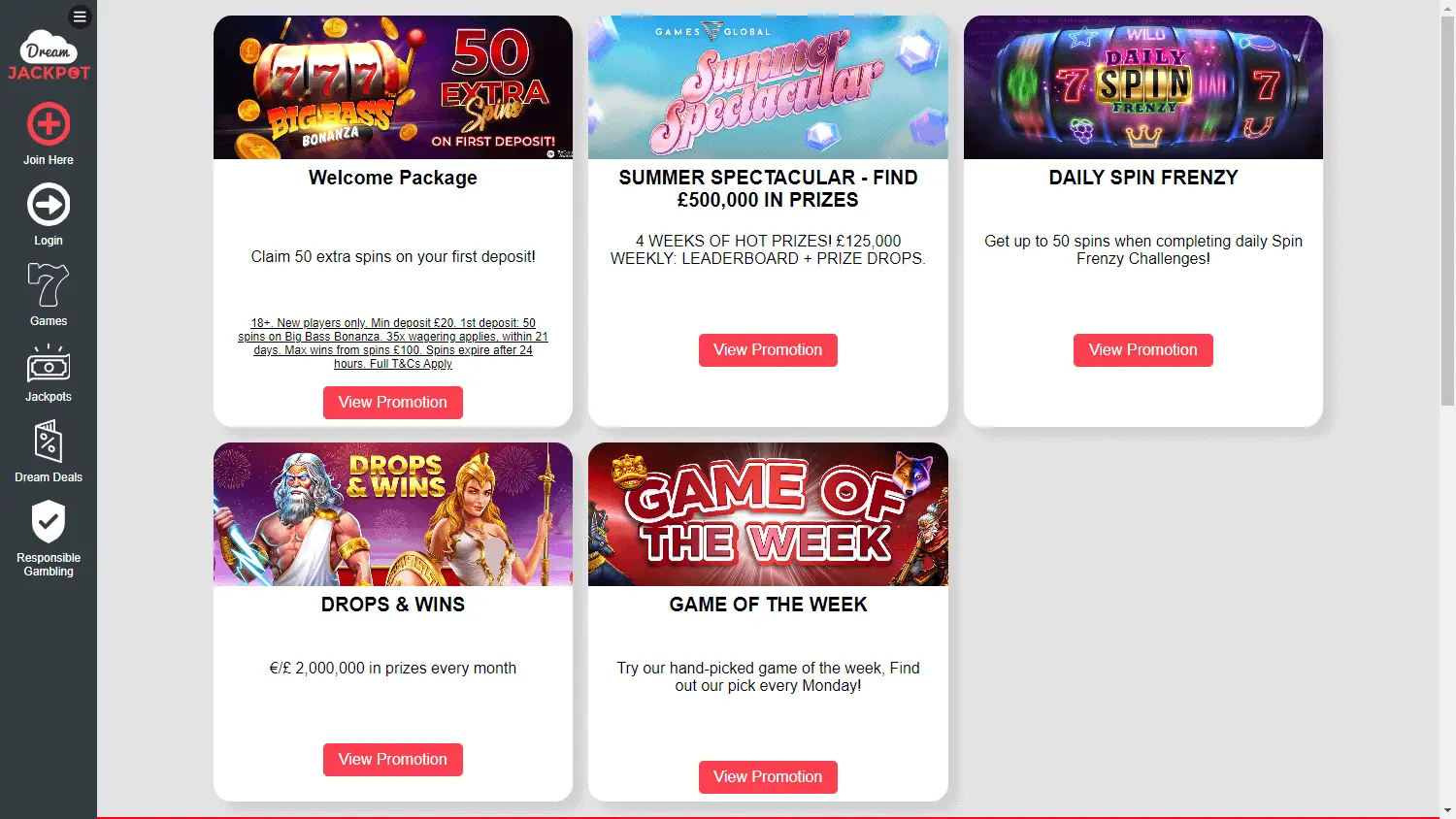 Dream Jackpot Casino screenshot 3