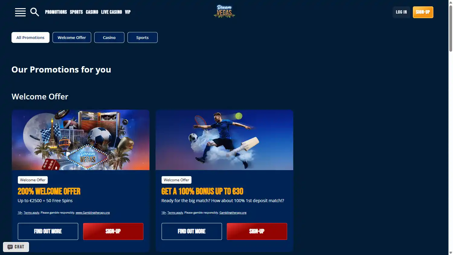 Dream Vegas Casino screenshot 3