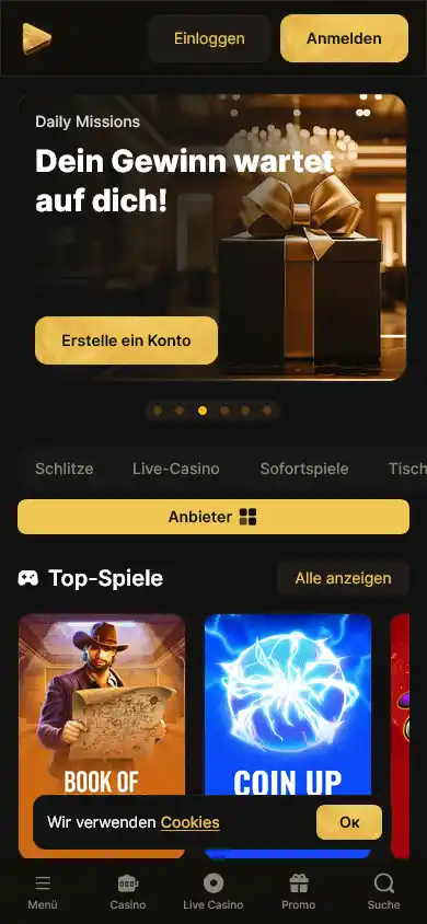 Dreamplay Casino screenshot 3
