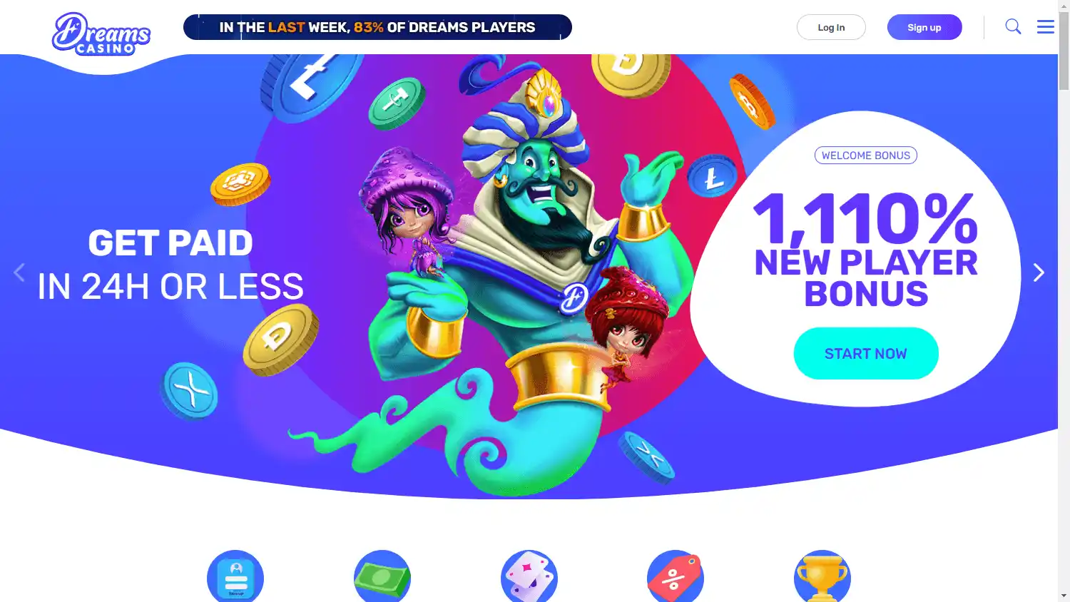 Dreams Casino screenshot 1