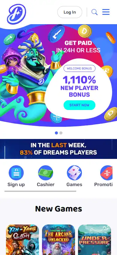 Dreams Casino screenshot 4