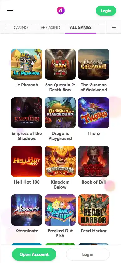 Dreamz Casino screenshot 5
