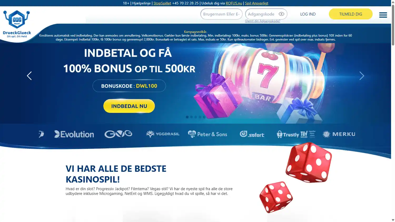 DrueckGlueck Casino screenshot 1