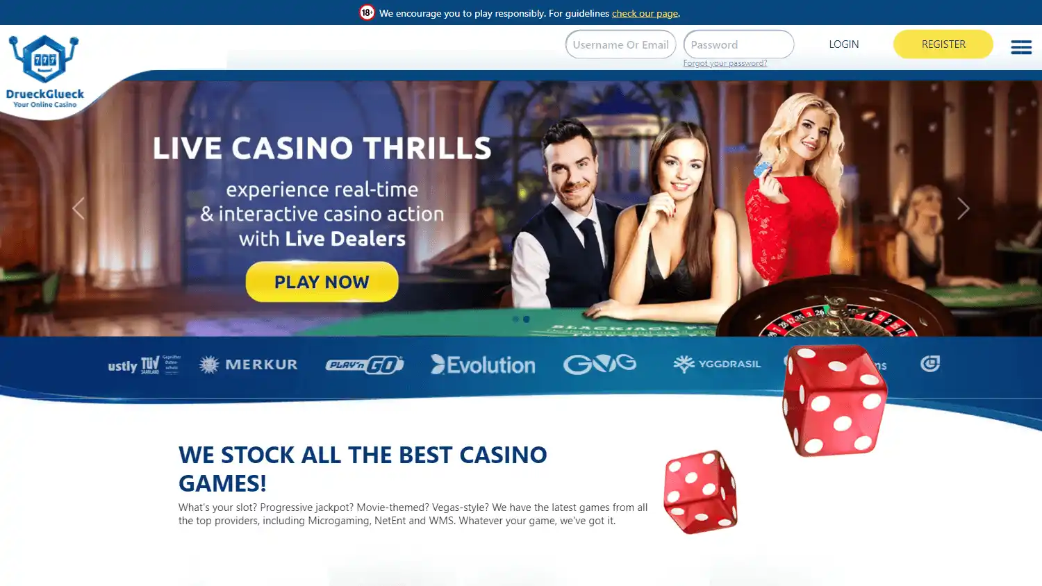 DrueckGlueck Casino screenshot 1