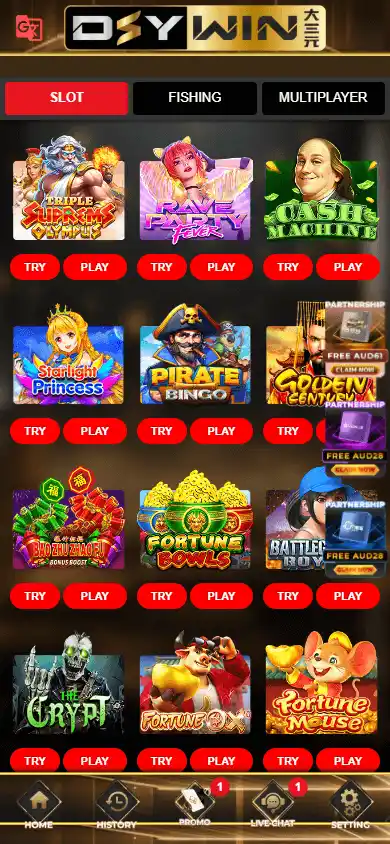 DSYWIN AU Casino screenshot 6
