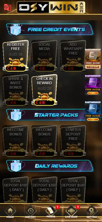 DSYWIN AU Casino screenshot 7