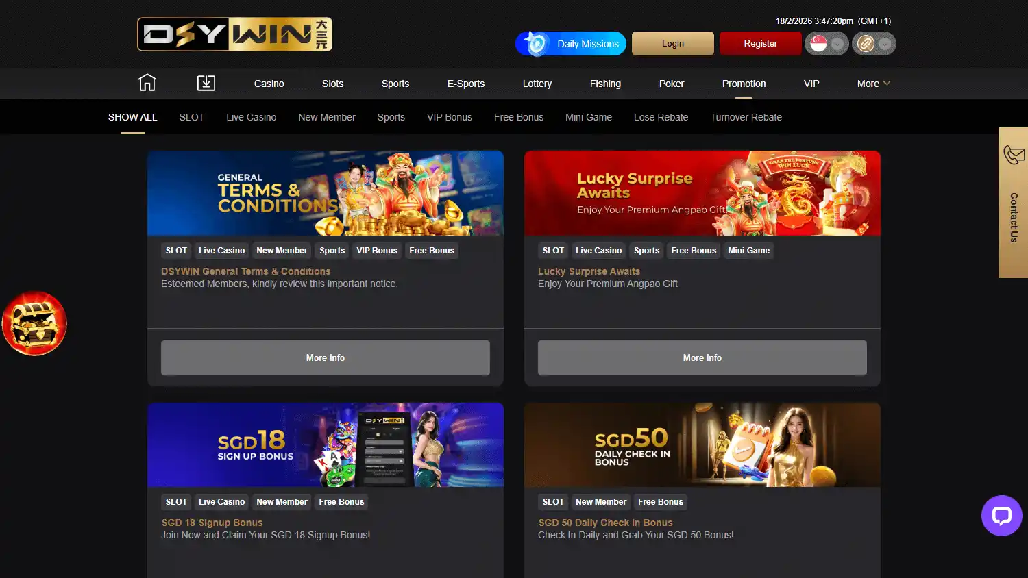 DSYWIN Casino screenshot 3