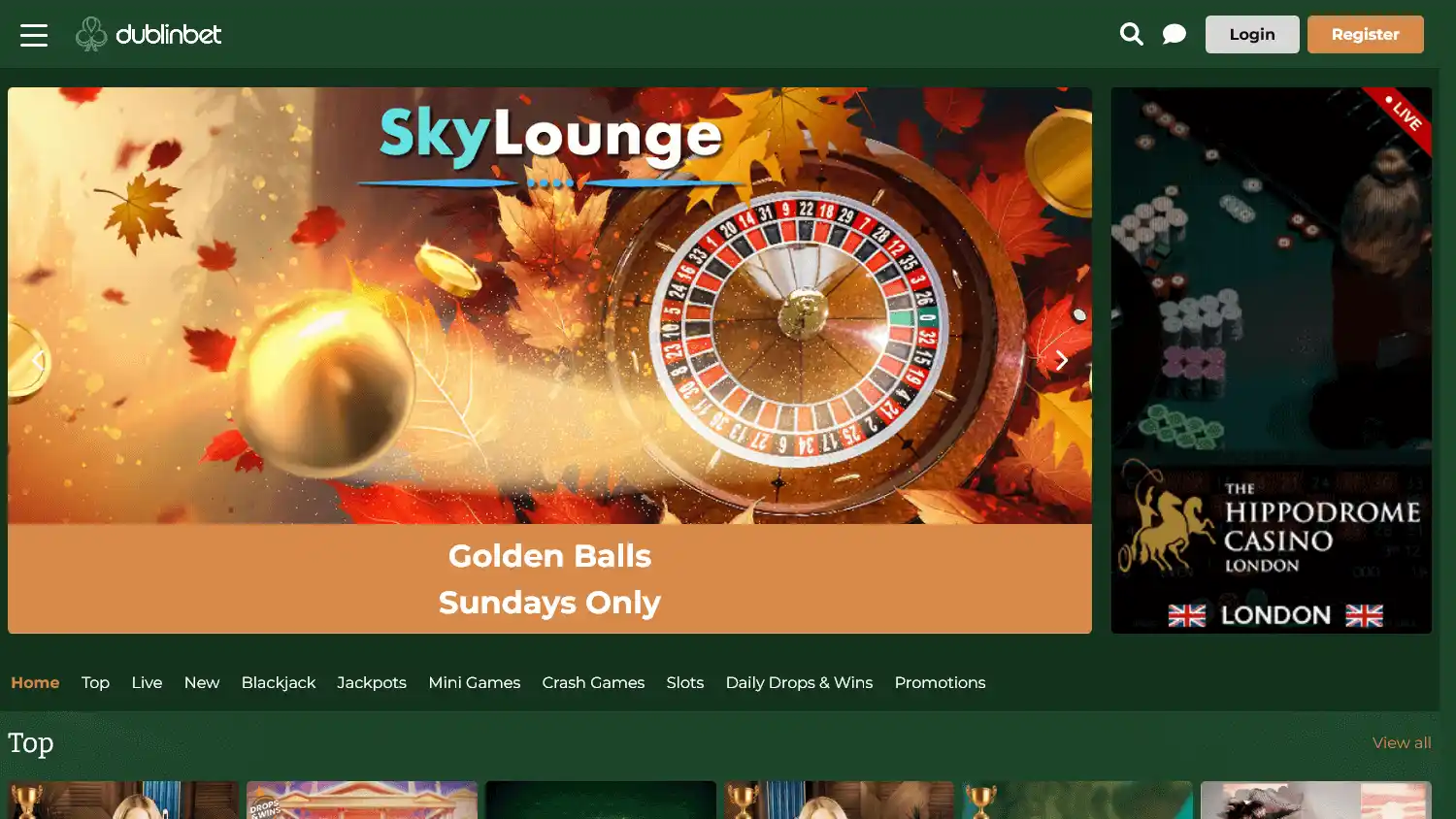Dublinbet Casino screenshot 1