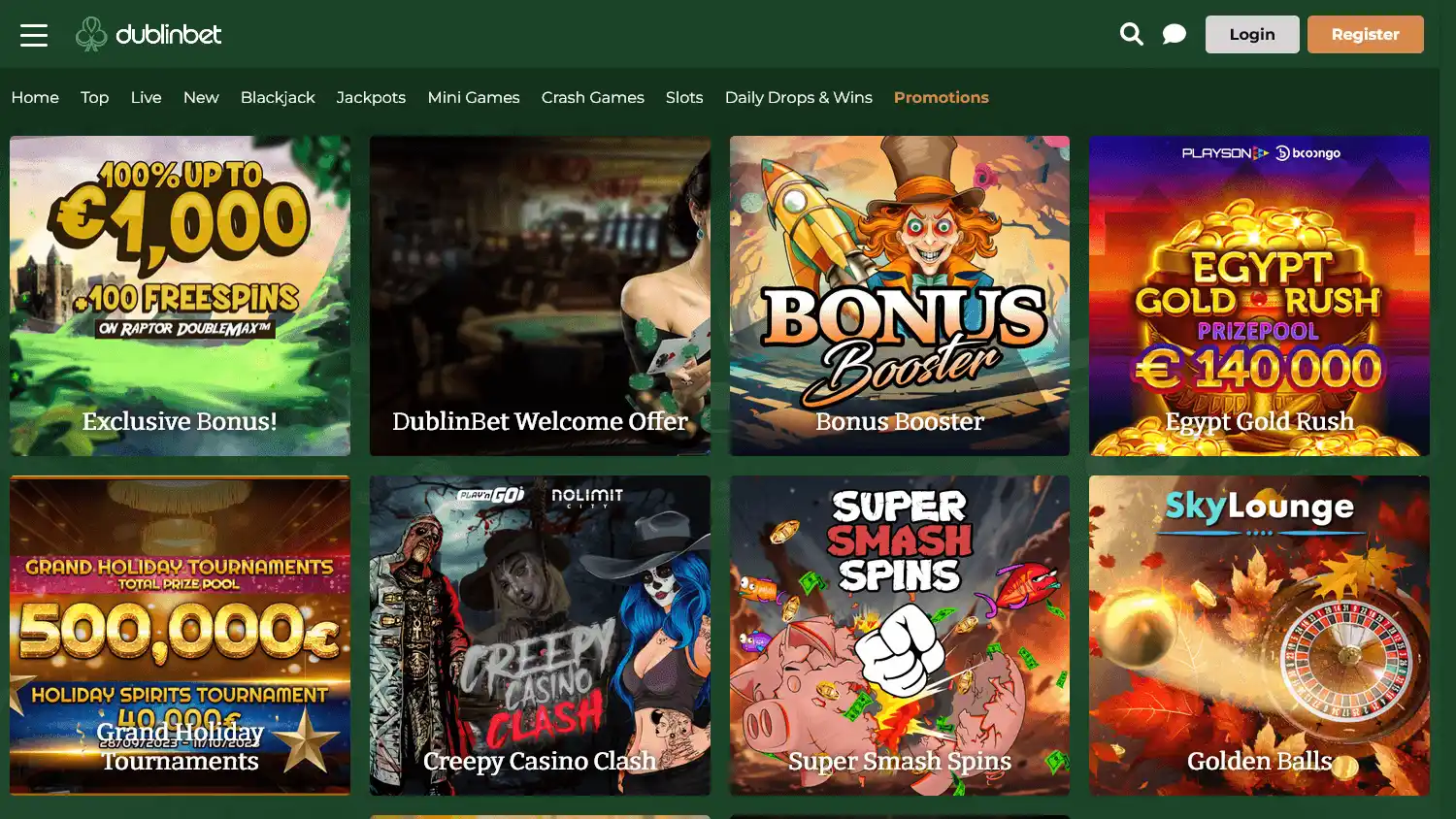 Dublinbet Casino screenshot 2