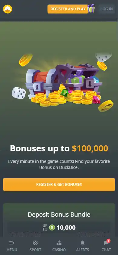DuckDice Casino screenshot 6