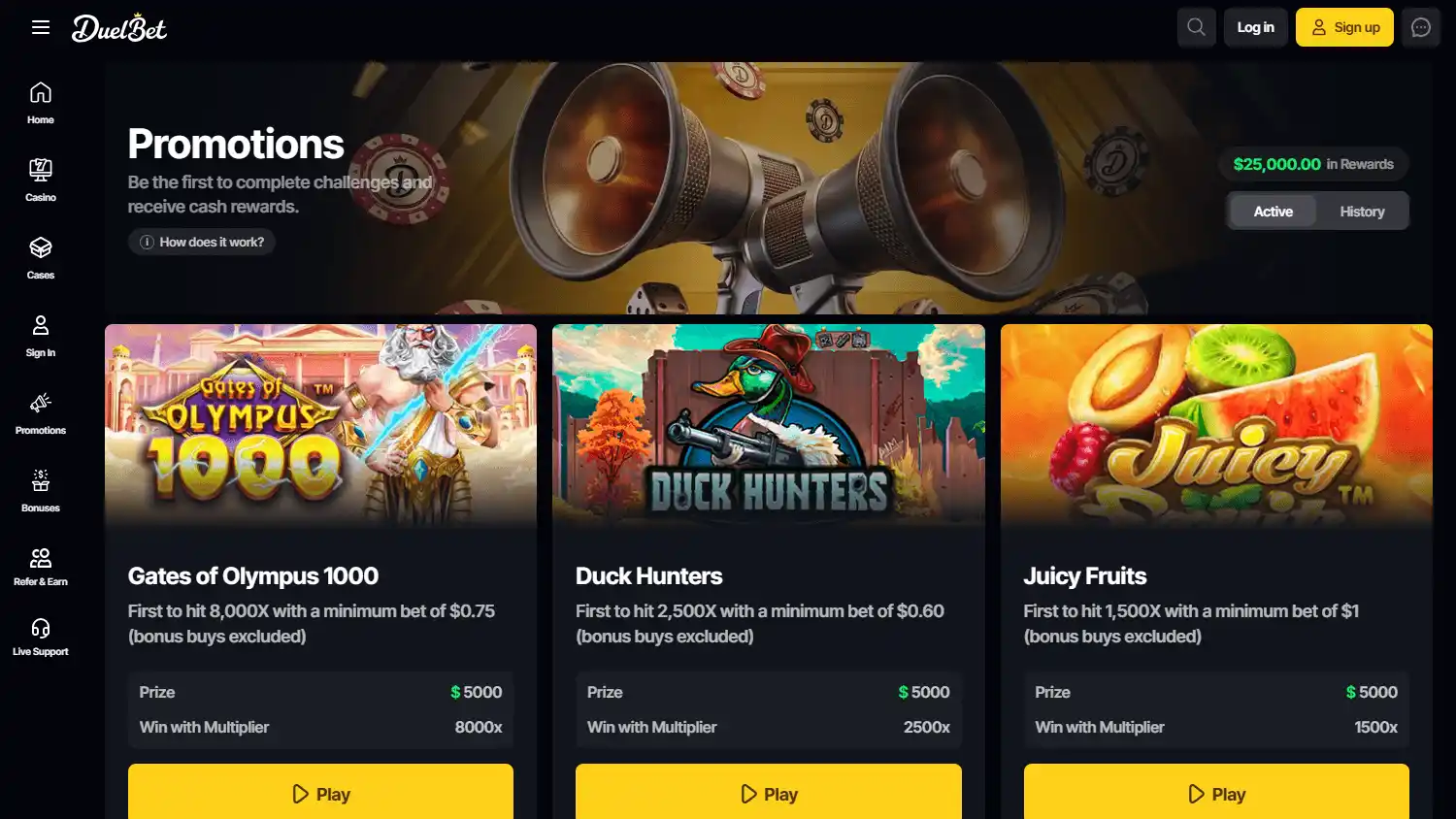 DuelBet Casino screenshot 3