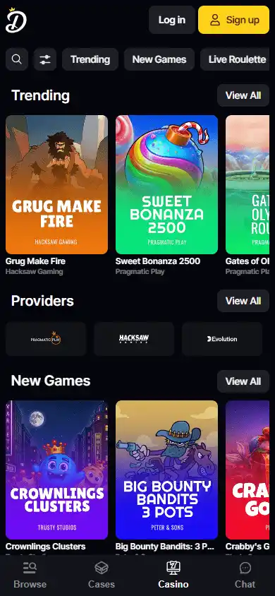 DuelBet Casino screenshot 5