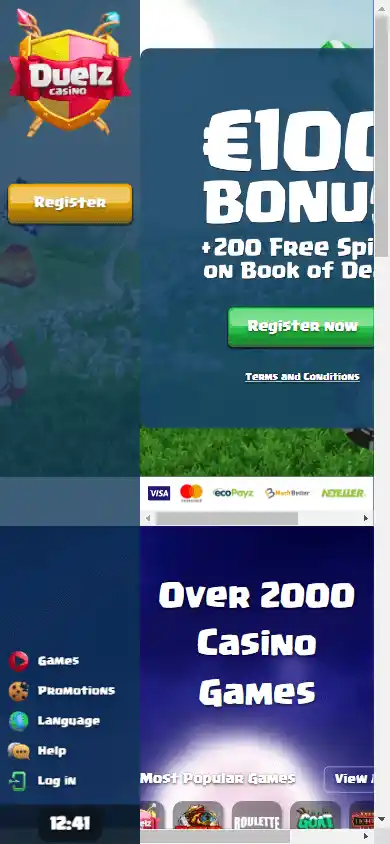 Duelz Casino screenshot 4