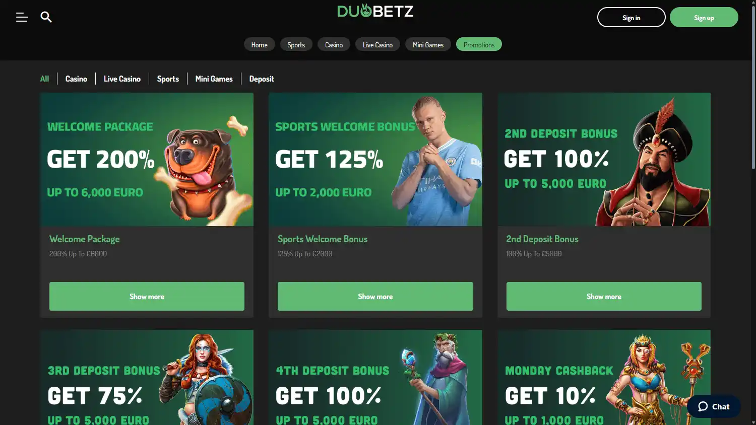 DuoBetz Casino screenshot 3