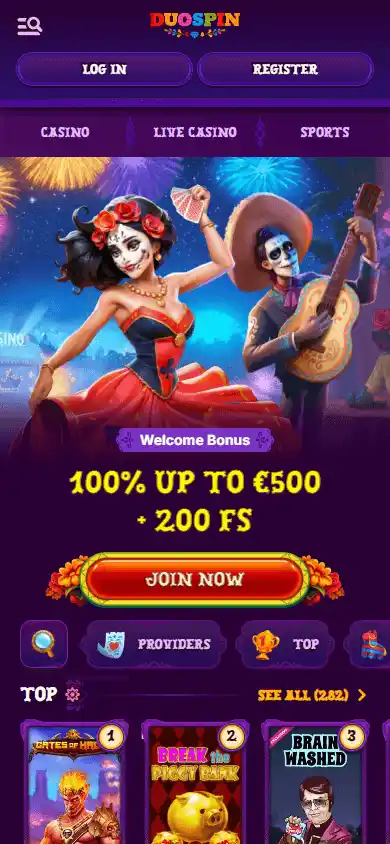 Duospin Casino screenshot 4