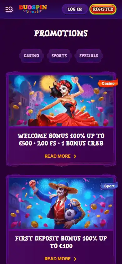 Duospin Casino screenshot 6