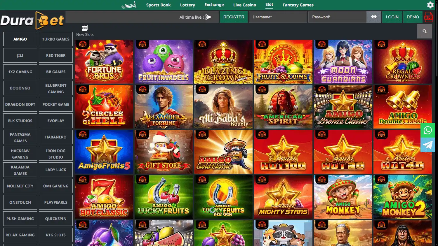 DuraBet Casino screenshot 2