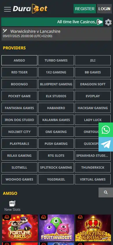 DuraBet Casino screenshot 4